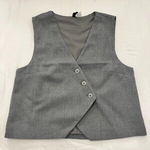 H&M Gray Suit Vest Size S